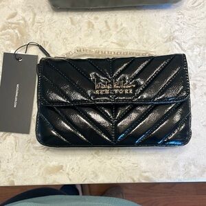NWT Nicole miller black crossbody purse